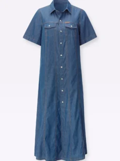 Jeanskleid in A-Form