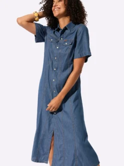 Jeanskleid in A-Form