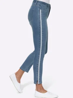 7/8-Jeans leichte Used-Optik