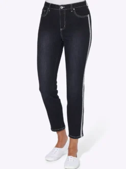 7/8-Jeans leichte Used-Optik
