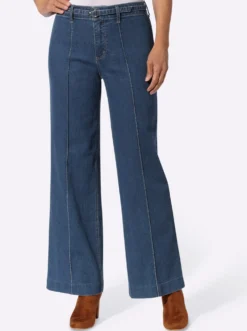Jeans mit Biese vorne