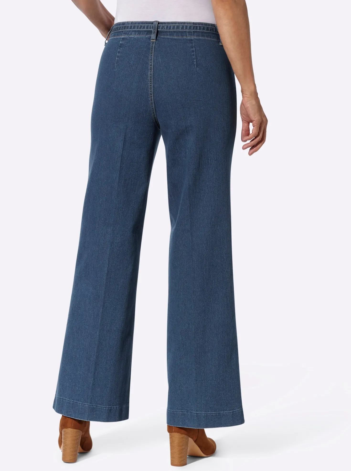 Jeans mit Biese vorne