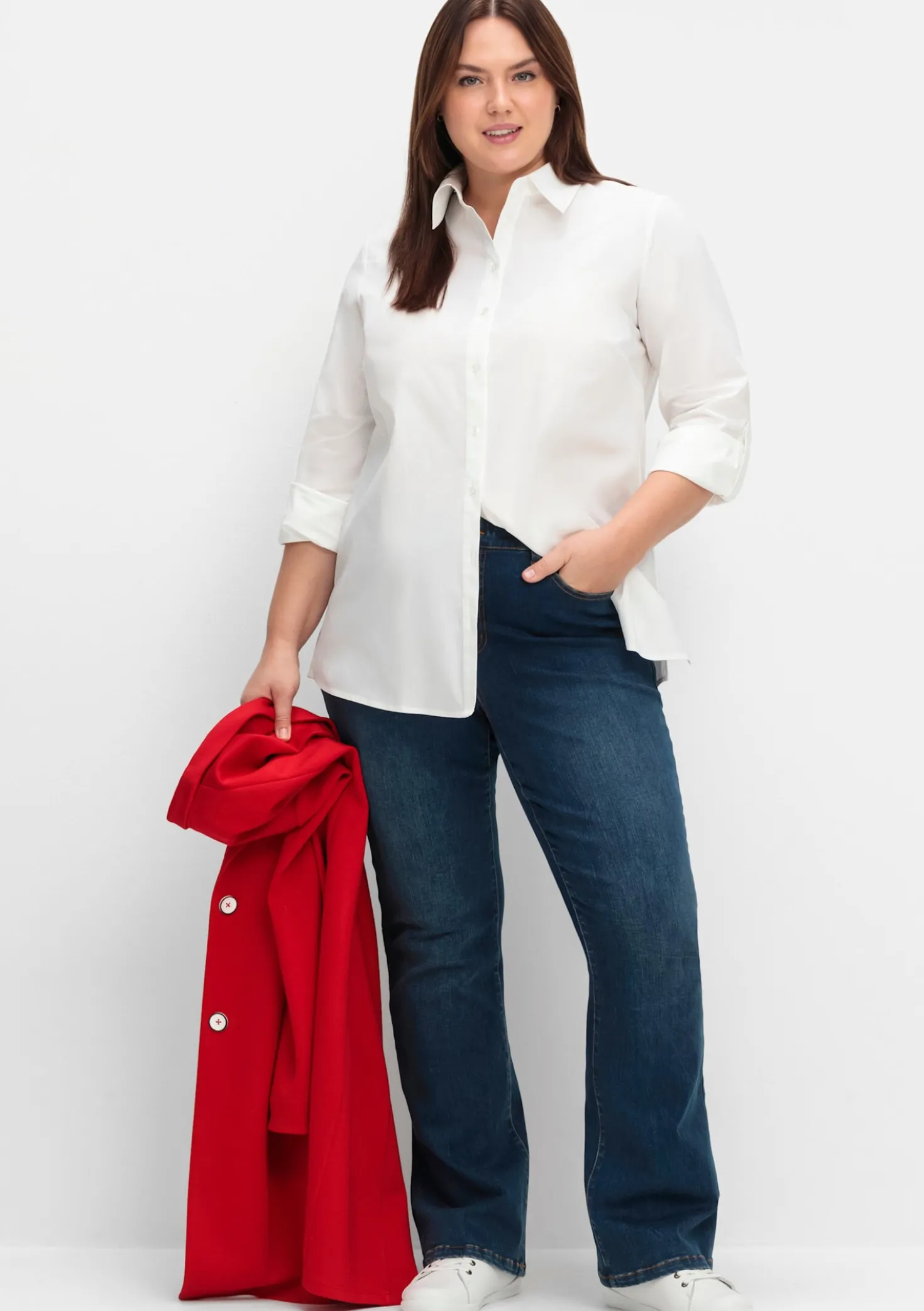 Jeans mit Bodyforming-Effekt, Bootcut