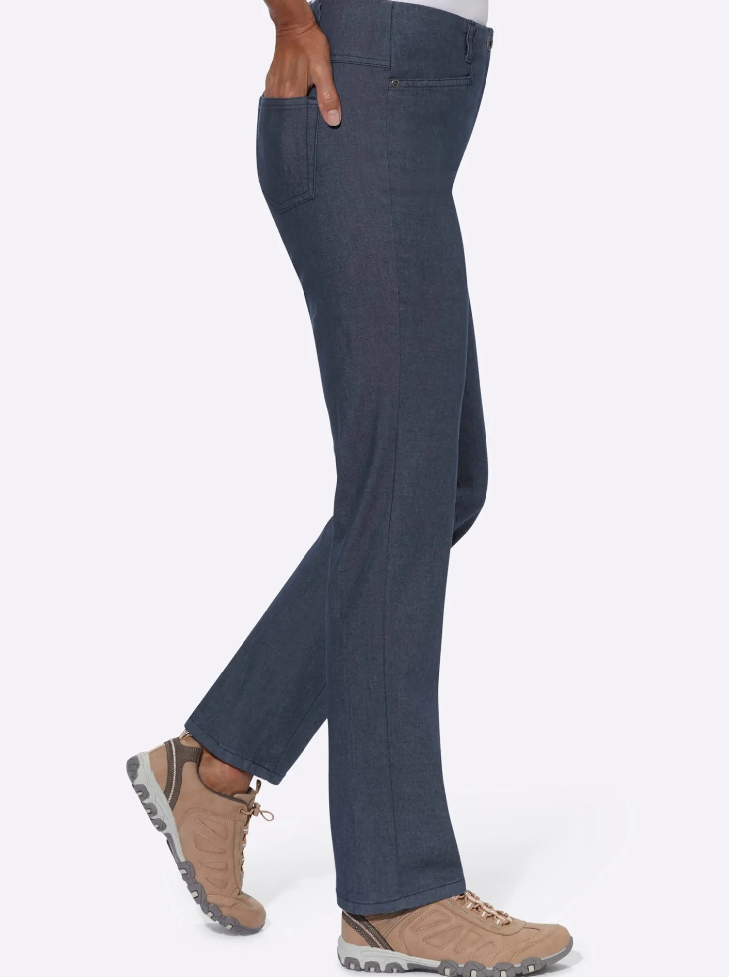 Jeans mit innenliegendem Dehnbund