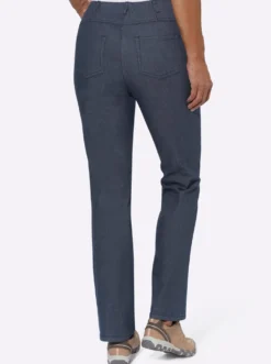Jeans mit innenliegendem Dehnbund