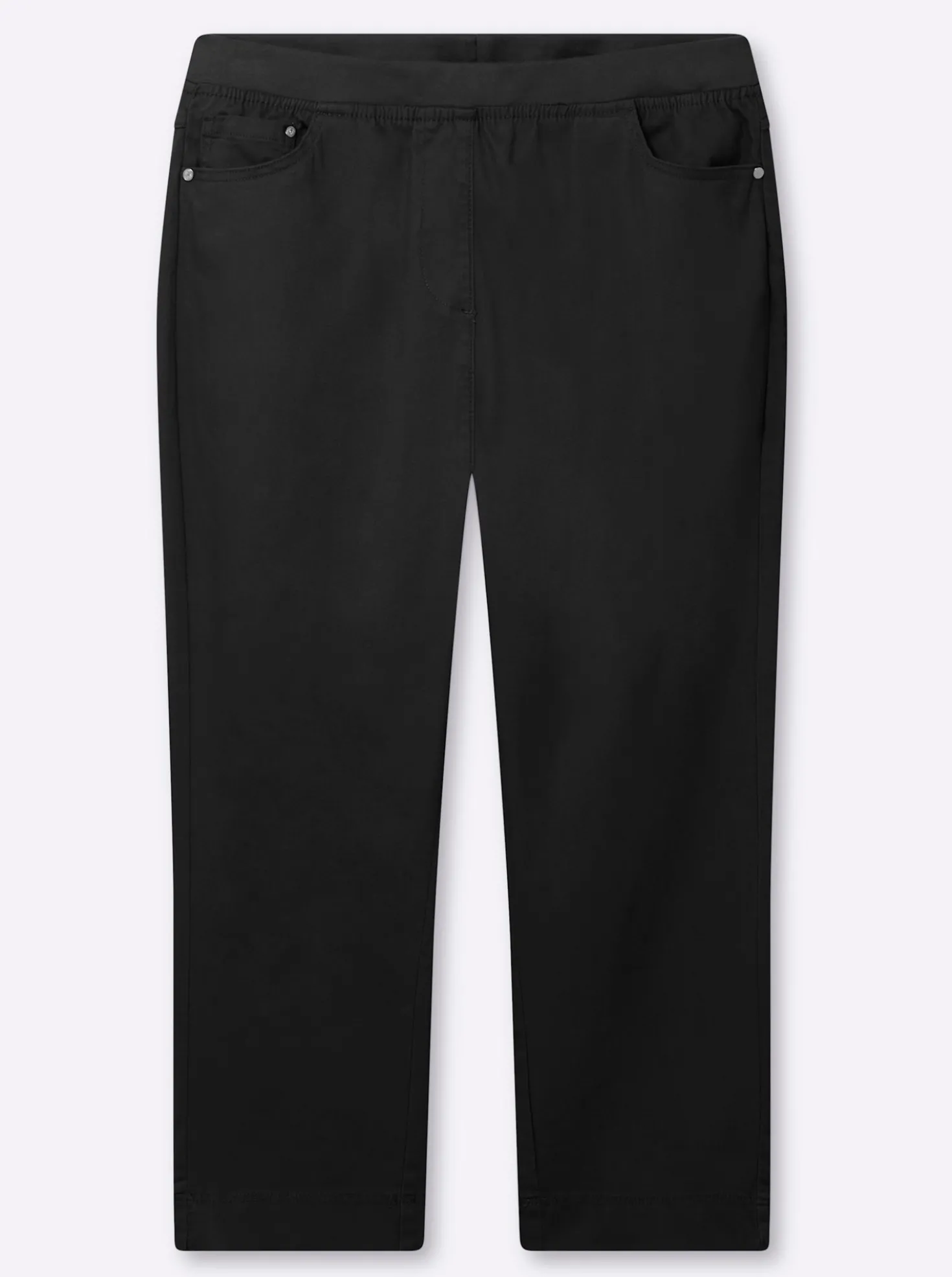7/8-Jeans mit Jersey-Bund in softer Qualität