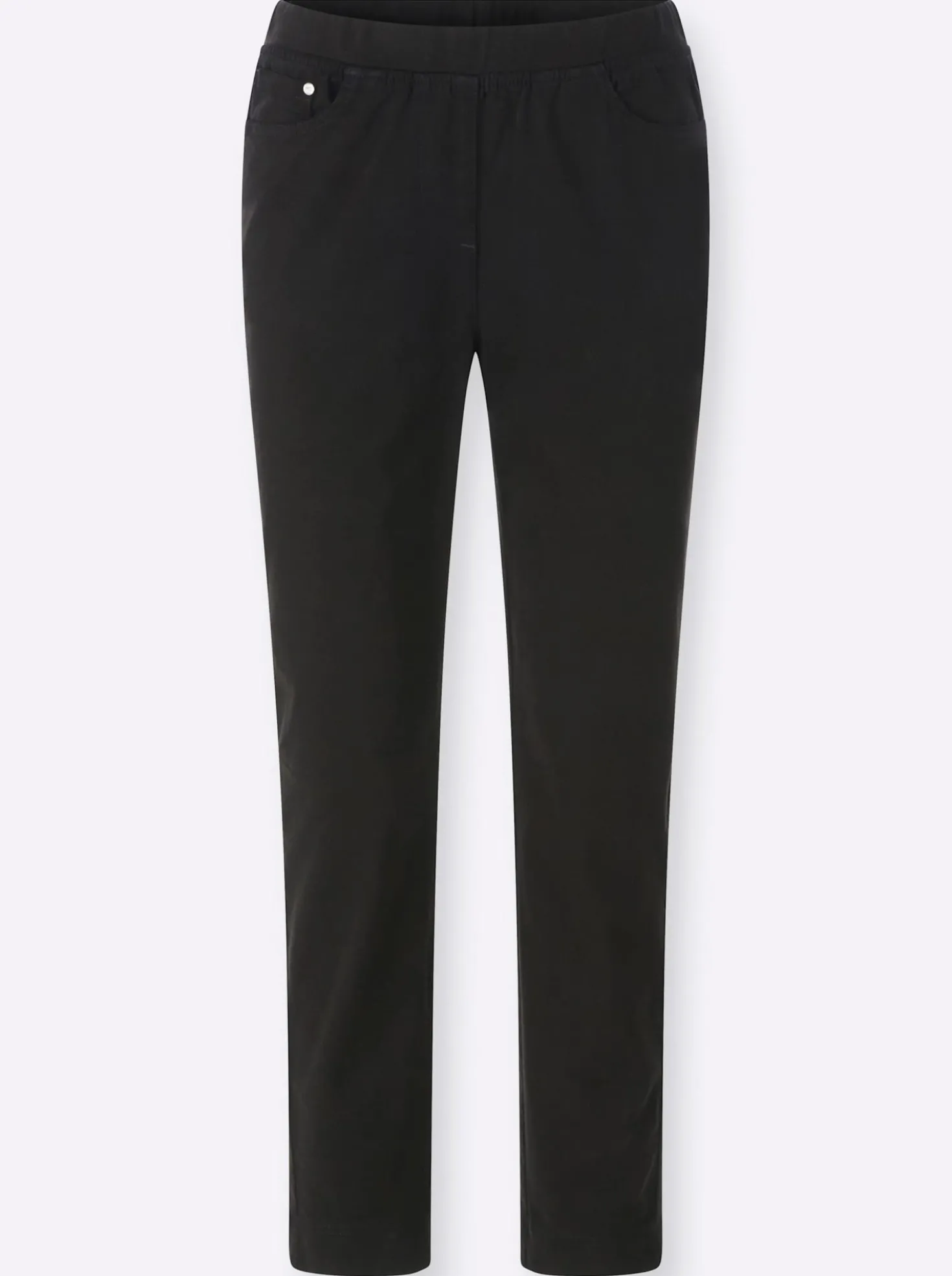 7/8-Jeans mit Jersey-Bund in softer Qualität