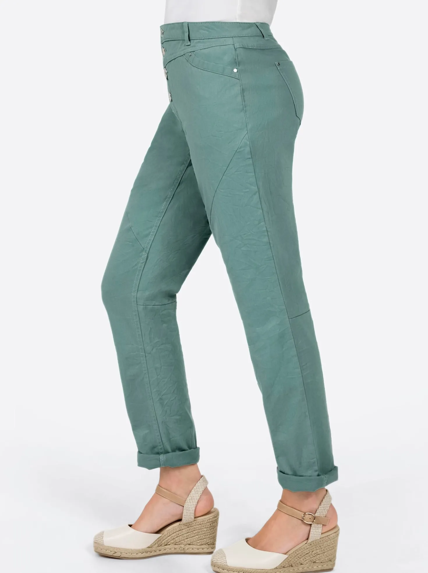Jeans mit Knopfleiste statt Reißverschluss