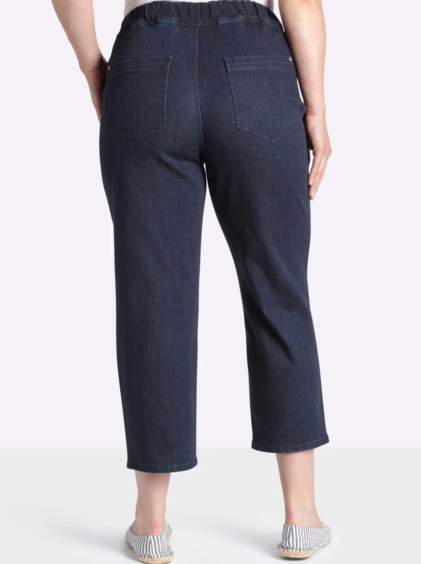 7/8-Jeans mit Komfortbund