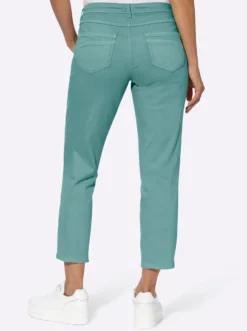 7/8-Jeans mit Kontrastnähten