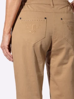 Jeans mit Metallplättchen-Deko