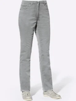 Jeans mit Metallplättchen-Deko