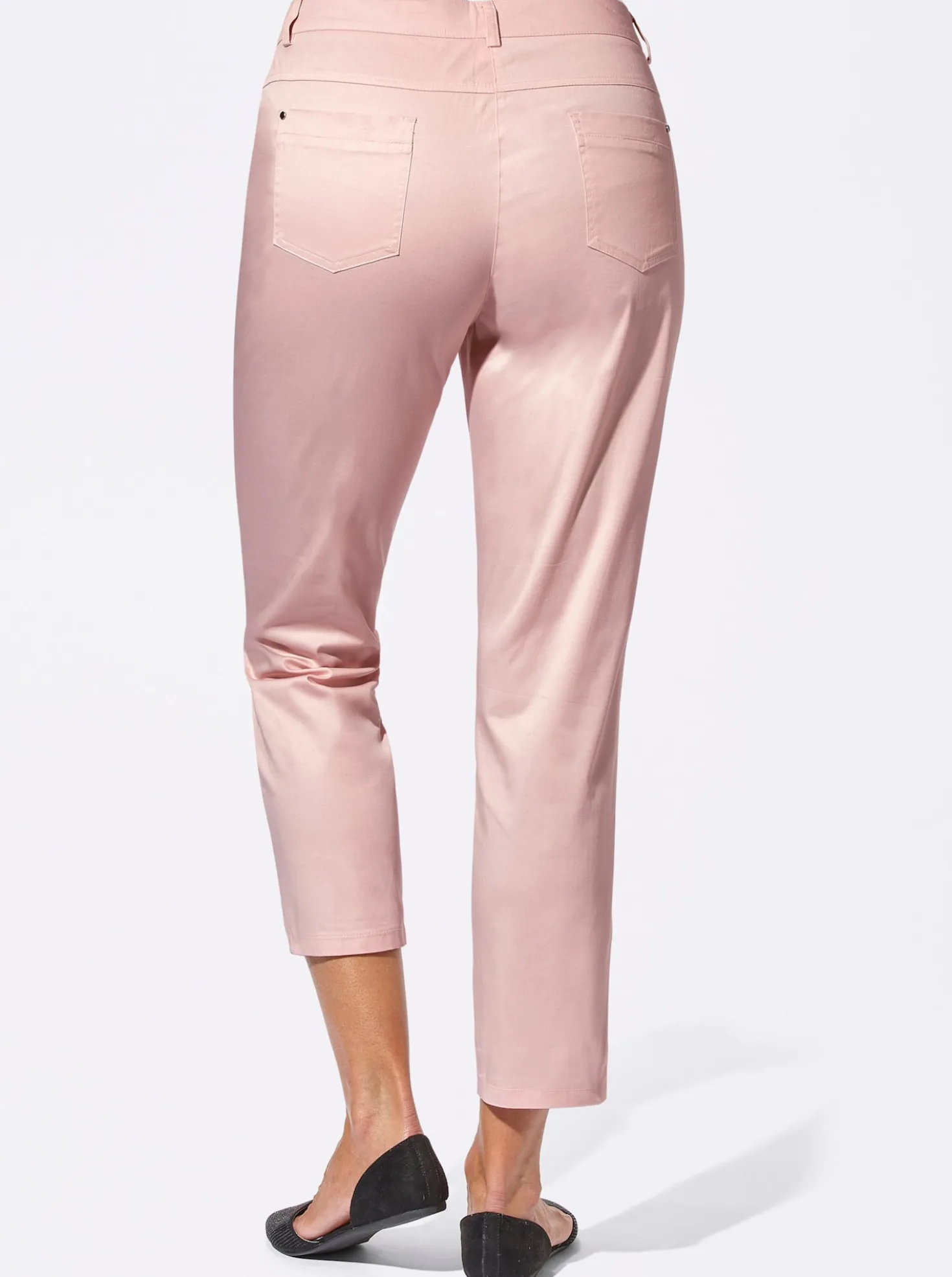 7/8-Jeans mit optisch streckenden Nähten
