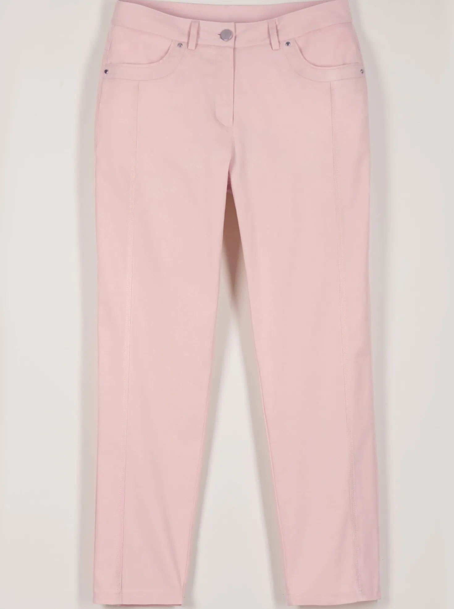 7/8-Jeans mit optisch streckenden Nähten