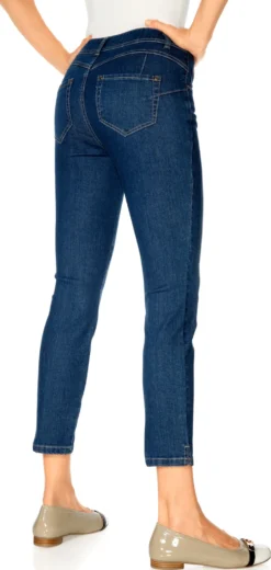 7/8-Jeans mit Power-Mesh