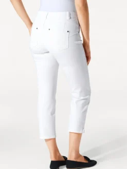 7/8-Jeans mit Power-Mesh