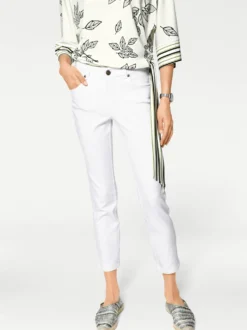 7/8-Jeans mit Power-Mesh