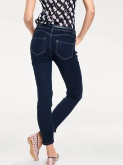 7/8-Jeans mit Power-Mesh