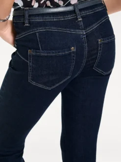 7/8-Jeans mit Power-Mesh