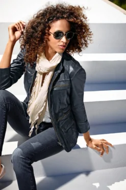 7/8-Jeans mit Power-Mesh