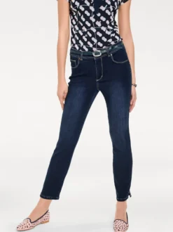 7/8-Jeans mit Power-Mesh