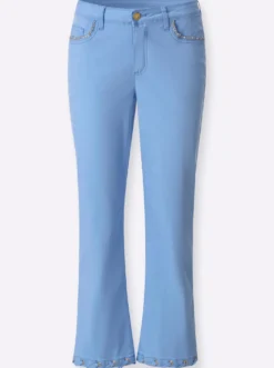 7/8-Jeans mit Push-up-Effekt