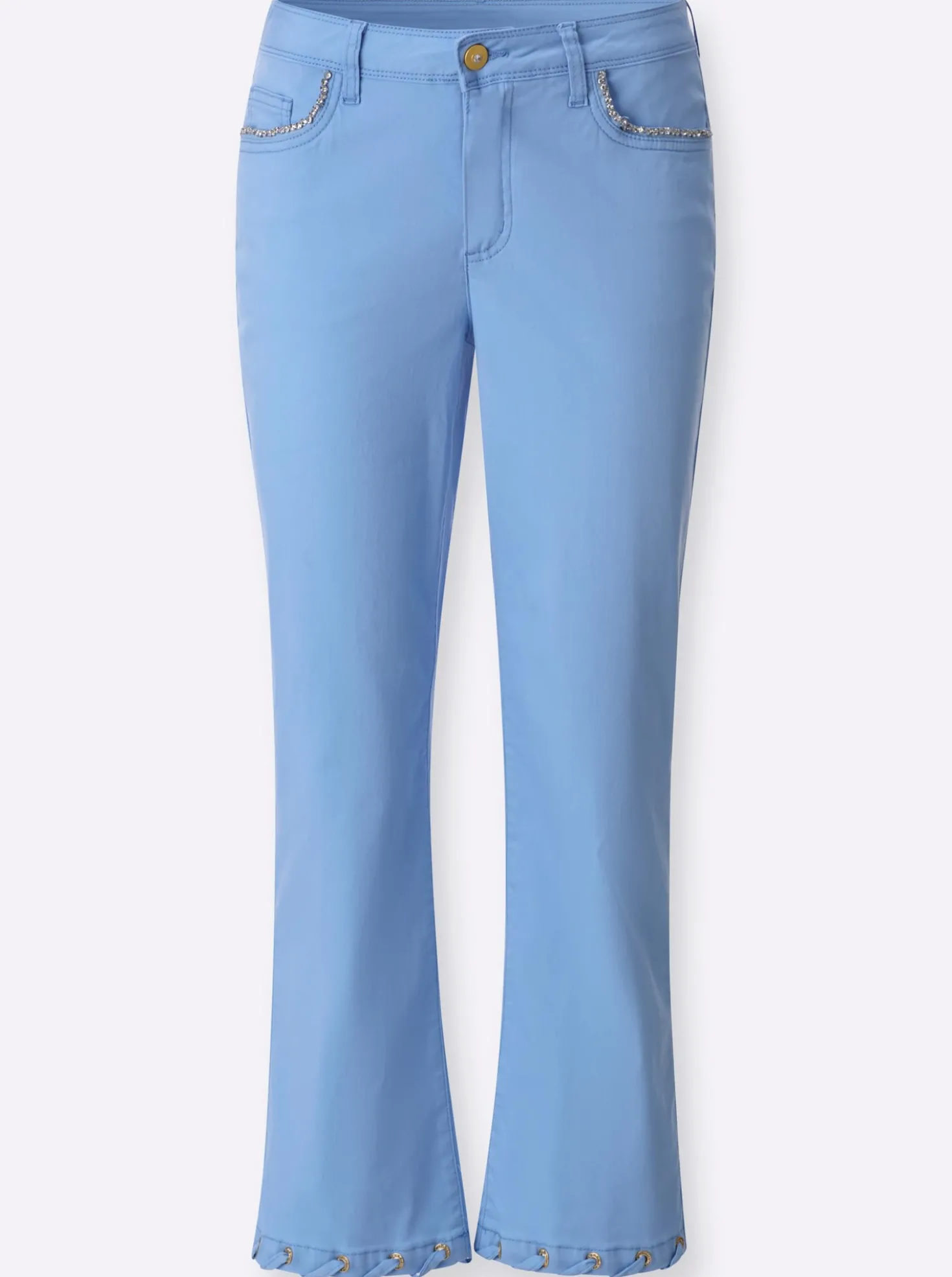 7/8-Jeans mit Push-up-Effekt
