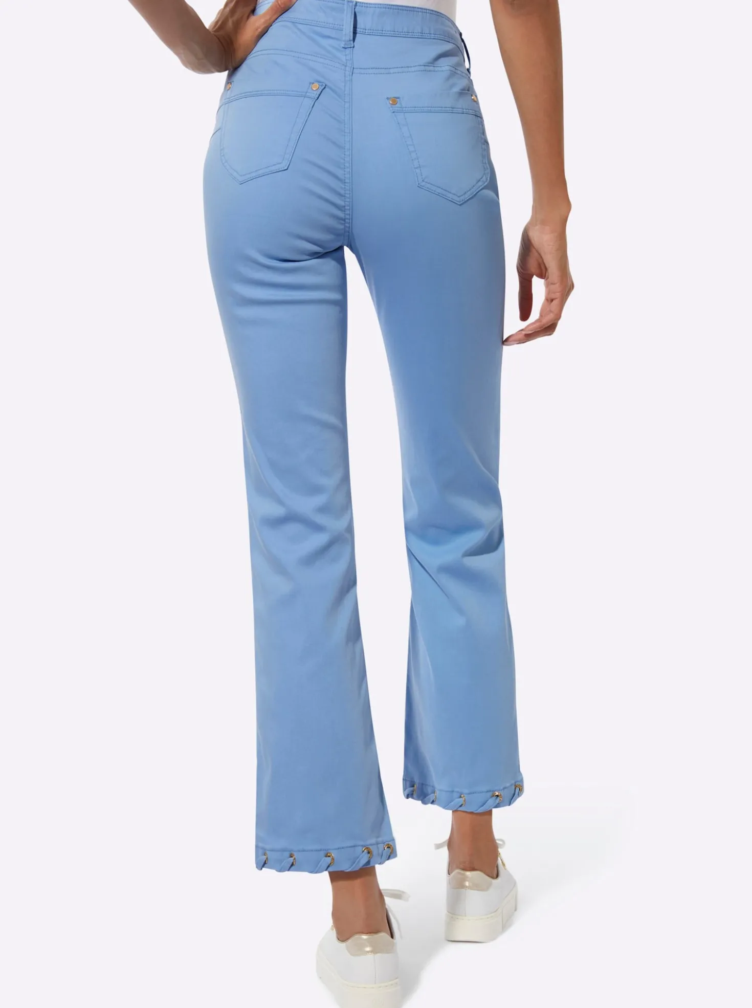 7/8-Jeans mit Push-up-Effekt