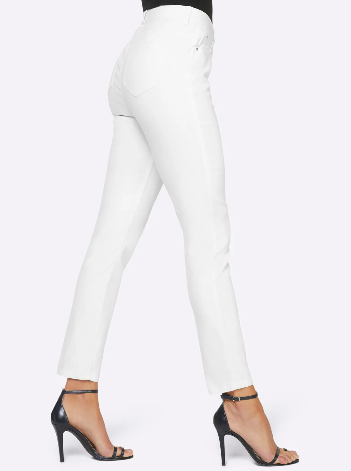 7/8-Jeans mit Push-up-Effekt