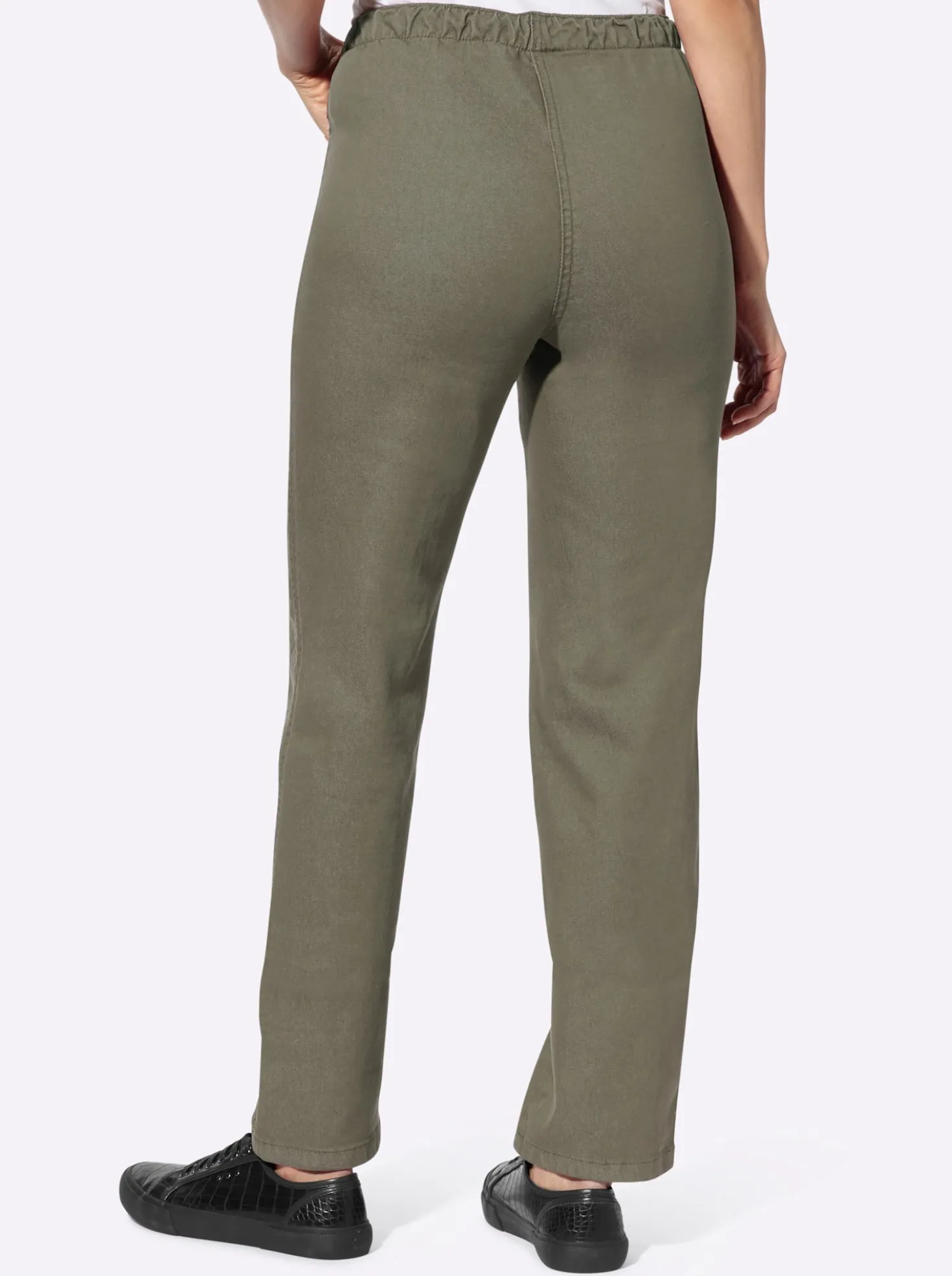 Jeans mit Reißverschluss-Blende