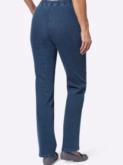 Jeans mit Reißverschluss-Blende