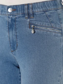 Jeans mit Reißverschluss-Taschen