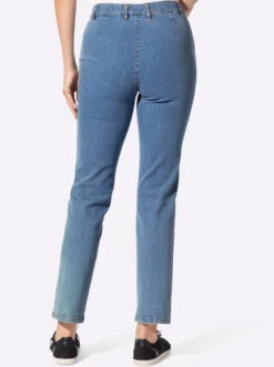 Jeans mit Reißverschluss-Taschen