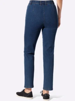 Jeans mit Reißverschluss-Taschen