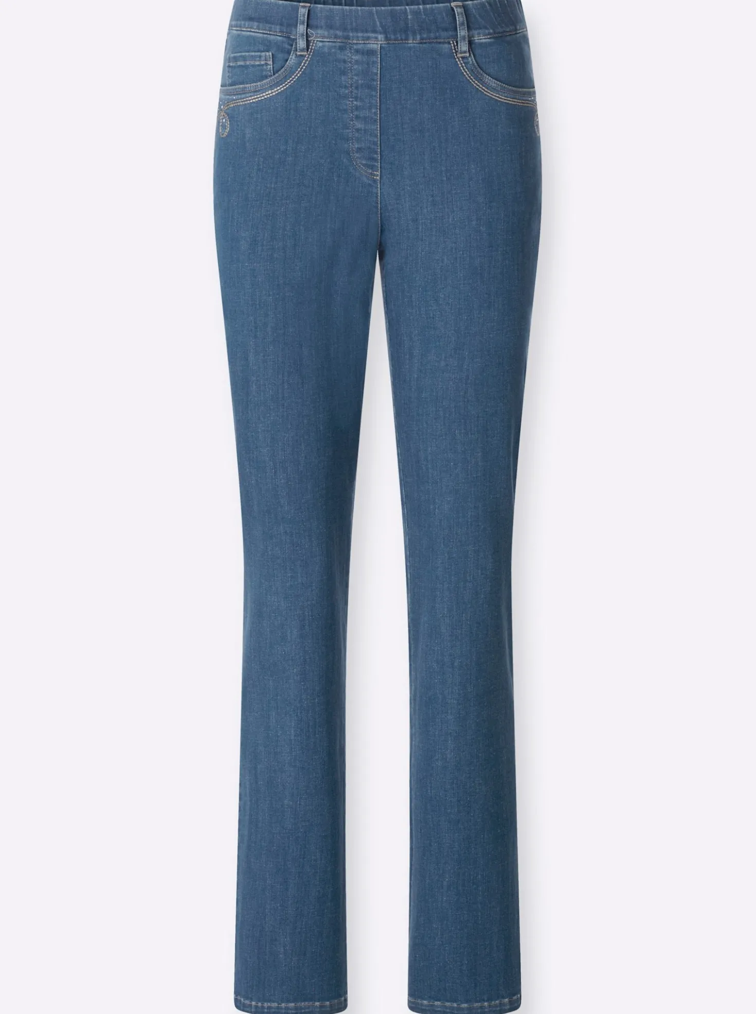 Jeans mit Rundum-Dehnbund