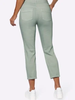 7/8-Jeans mit seitlicher Tasche