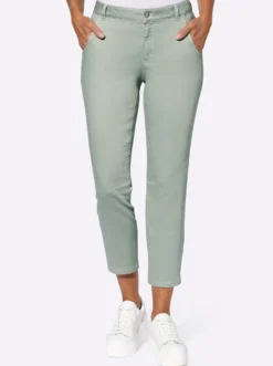 7/8-Jeans mit seitlicher Tasche