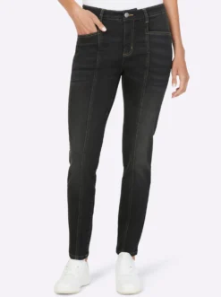 Jeans mit Teilnungsnähten