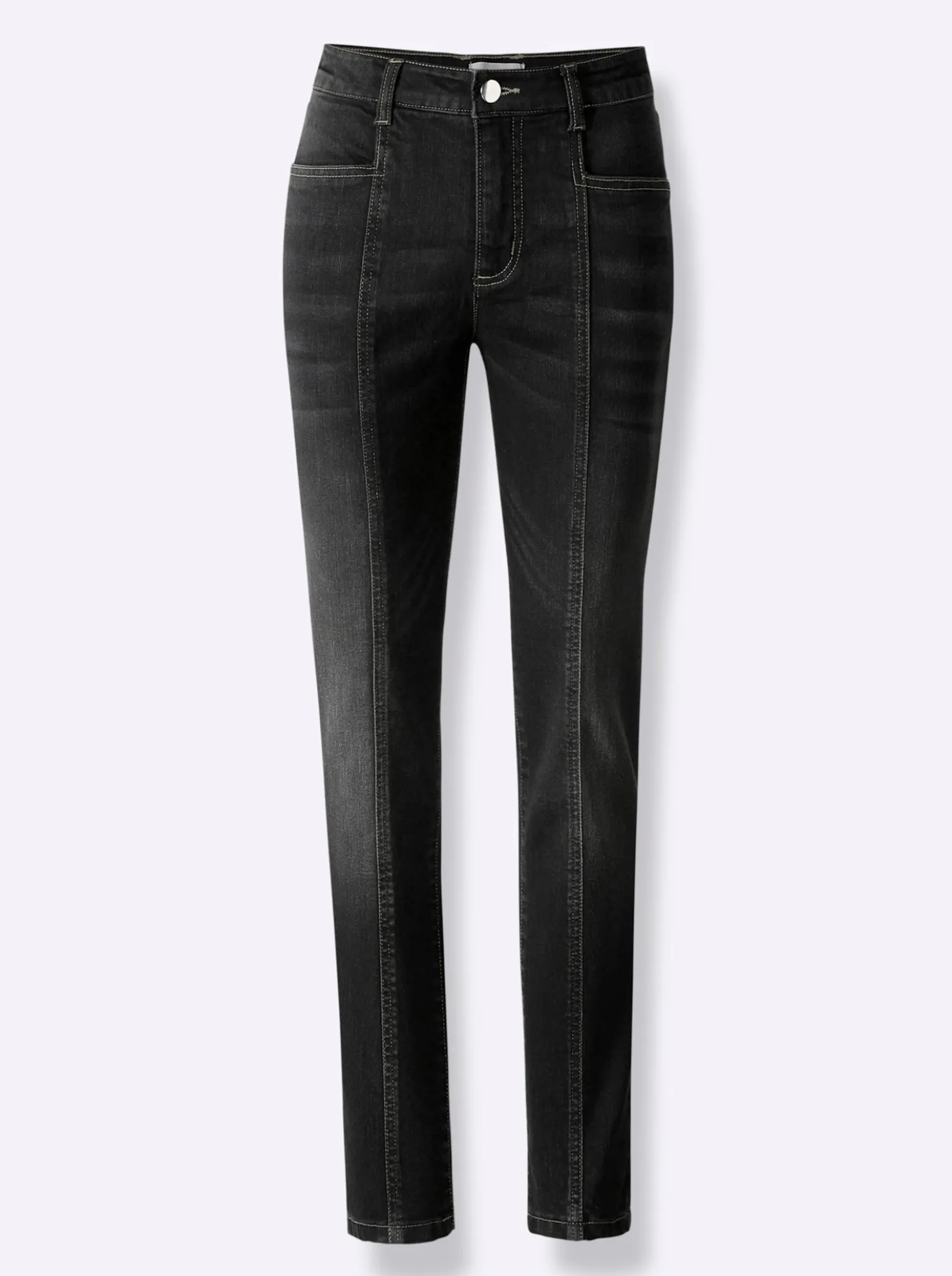 Jeans mit Teilnungsnähten