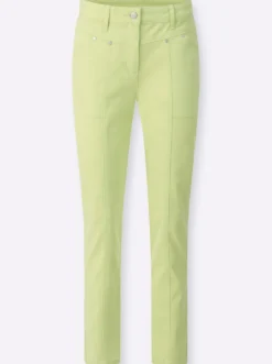 Jeans mit v-förmigem Sattel