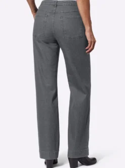 Jeans mit weitem Bein