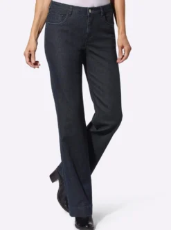 Jeans mit weitem Bein