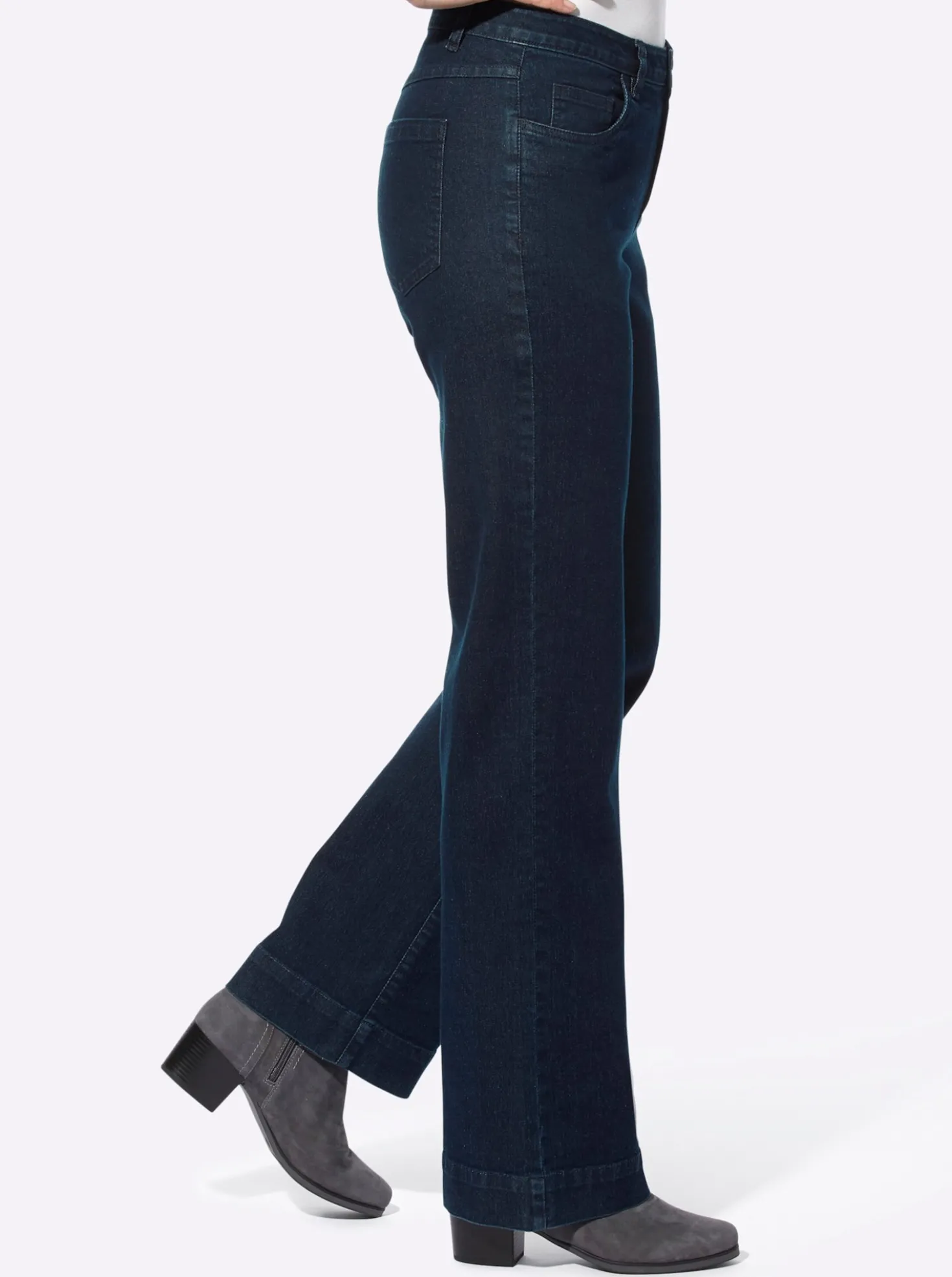 Jeans mit weitem Bein