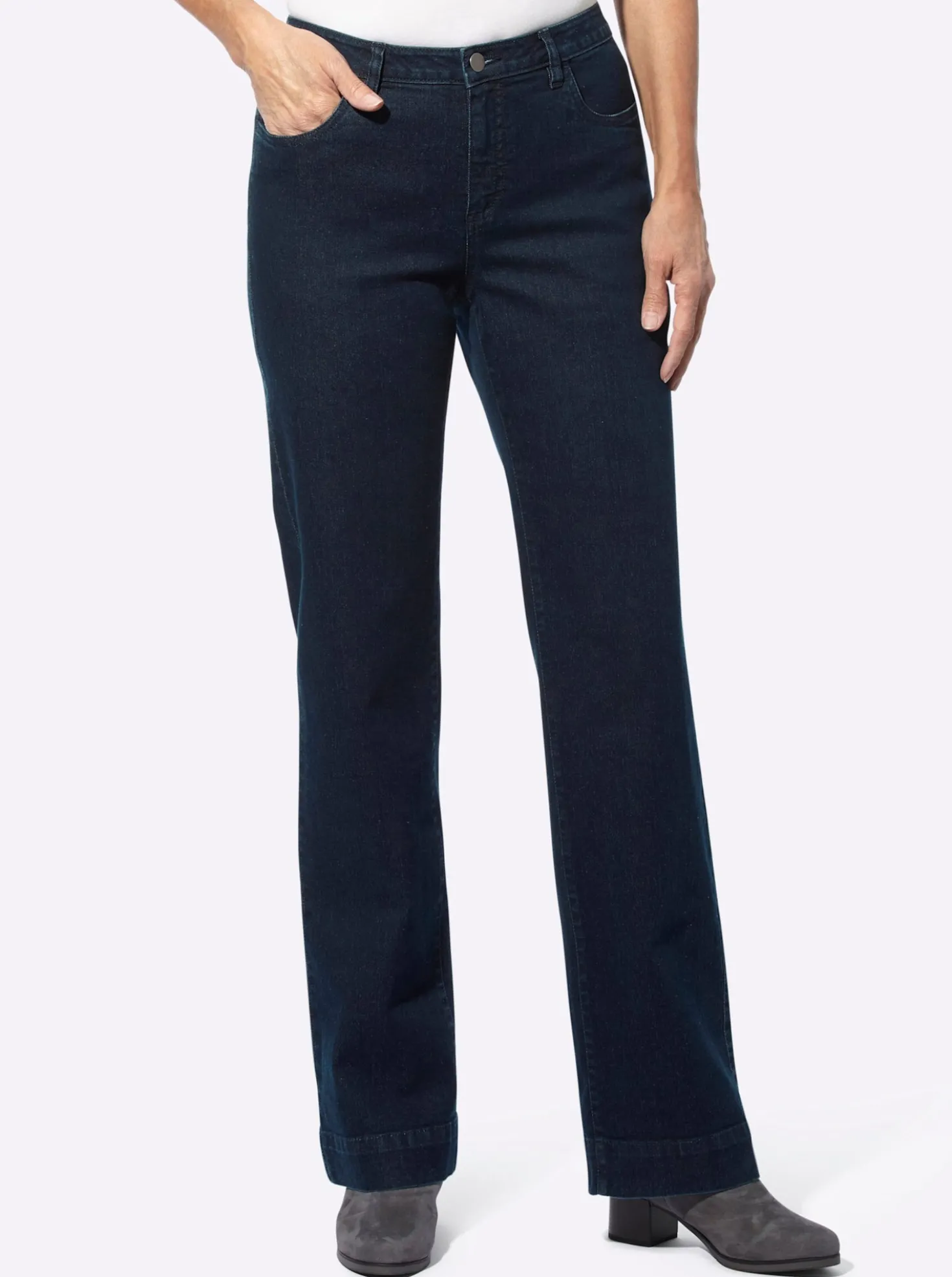 Jeans mit weitem Bein