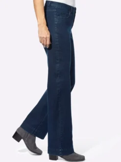Jeans mit weitem Bein