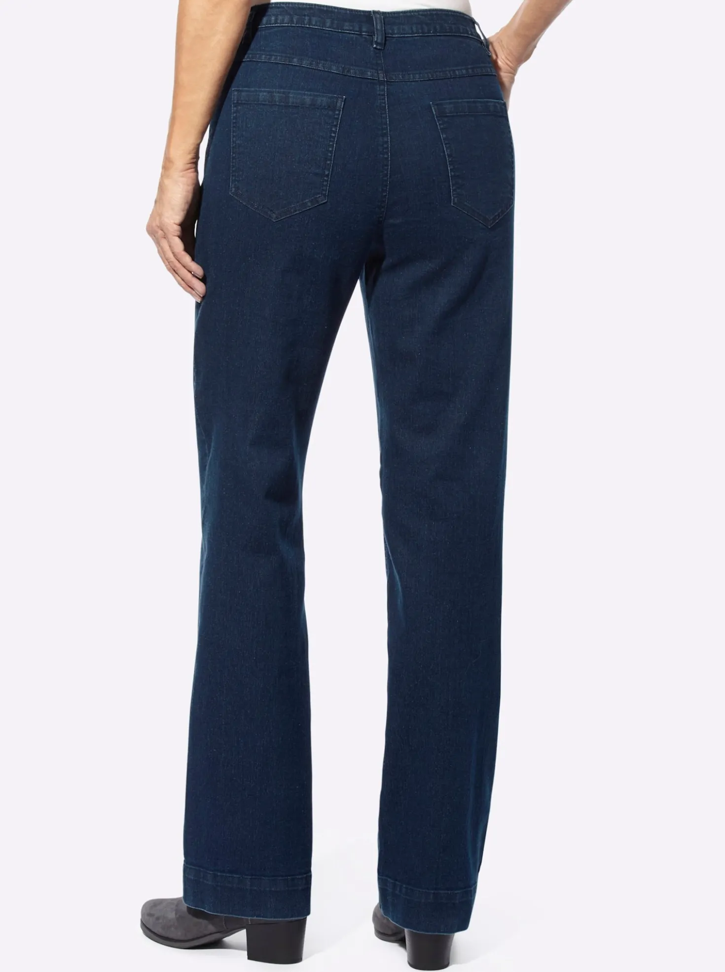 Jeans mit weitem Bein
