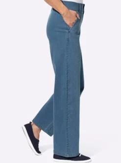 Jeans mit weitem Bein