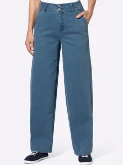 Jeans mit weitem Bein