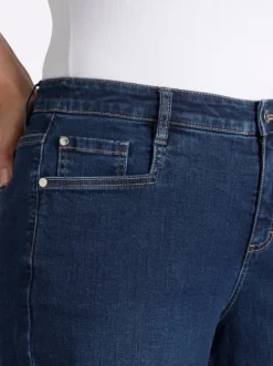 7/8-Jeans mit weitem Bein