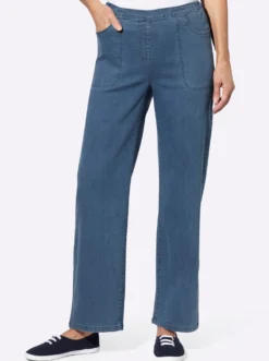 Jeans mit weitem Bein